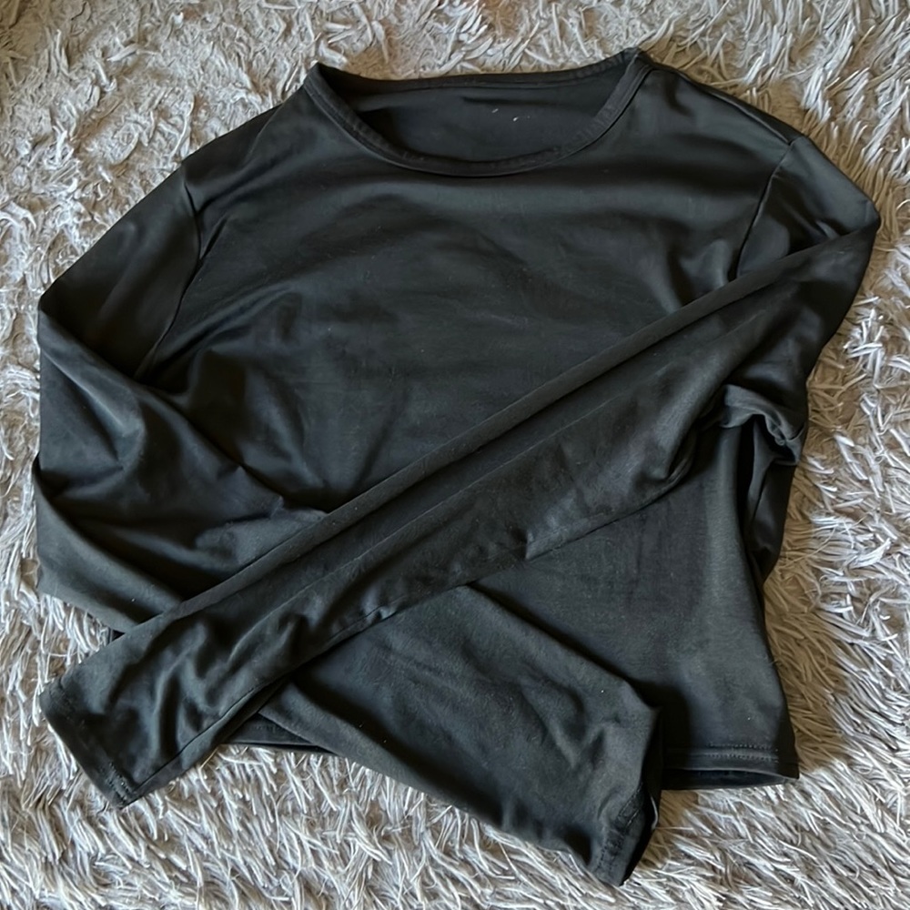 cropped long sleeve